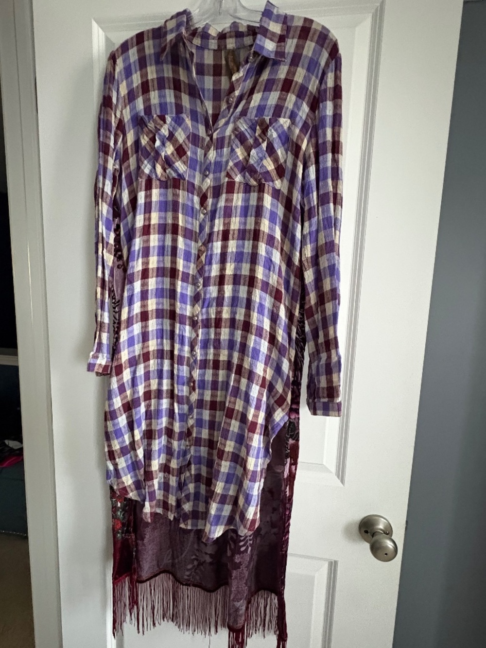 Aratta Silent Journey Plaid Tunic